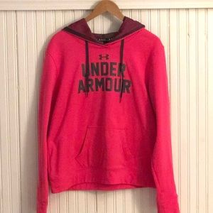 Hot Pink Under Armour Hoodie!